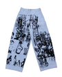 Screen Printed Wide Leg pants