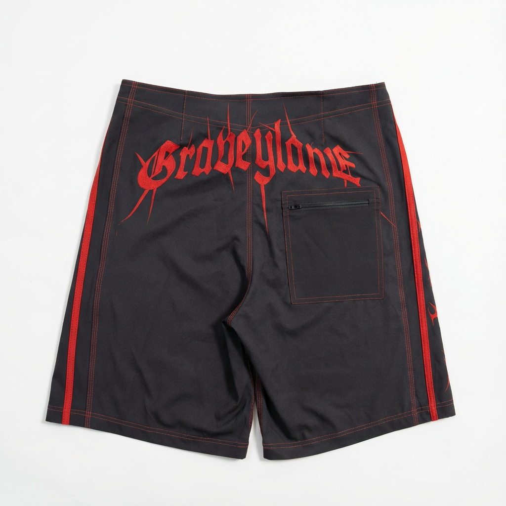 Black n Red 2.0 Boardshorts