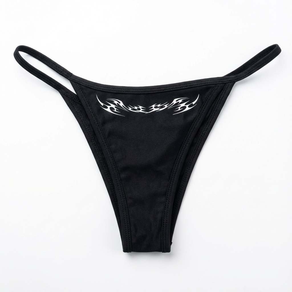 Black GRVLN Bikini Bottom